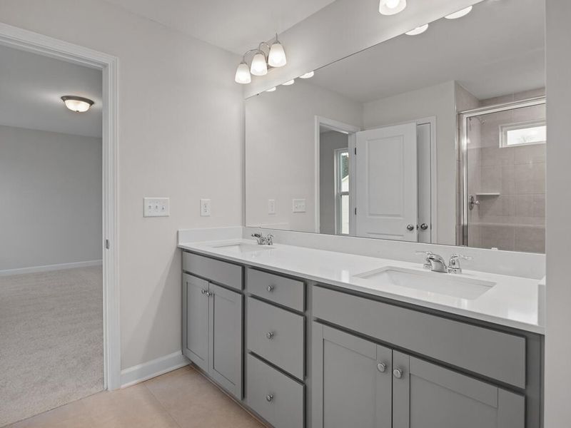 Furnished interior view inside a new home in Gregory Village, Lillington (Image 8). Furnished interior view inside a new home in Gregory Village, Lillington (Image 8).