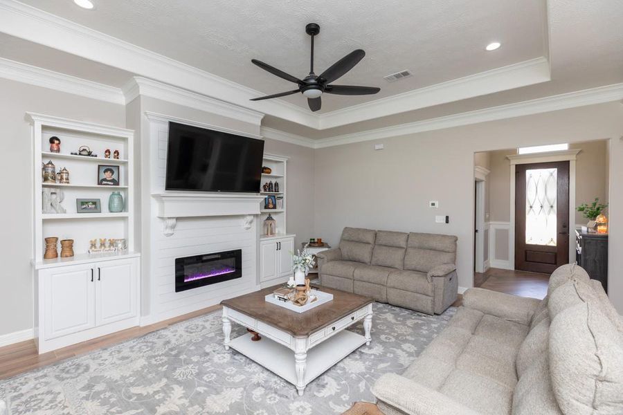 Furnished interior view inside a new home in , Lumberton (Image 13). Furnished interior view inside a new home in , Lumberton (Image 13).