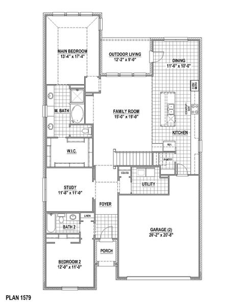 Plan 1579 1st Floor
