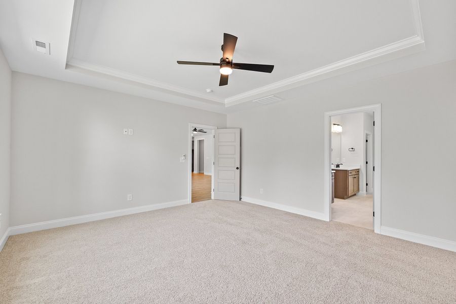Representative unfurnished interior of a home built from the The Bradley by RobuckHomes in Baylee Ridge, Selma (Image 184). Representative unfurnished interior of a home built from the The Bradley by RobuckHomes in Baylee Ridge, Selma (Image 184).