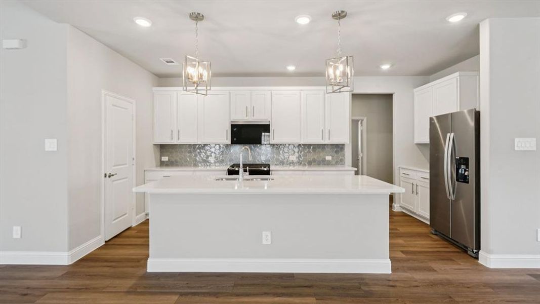 Photo is not of the actual home, but is an inspirational photo of builder’s model home and may depict options, furnishings, and/or decorator features that are not included.