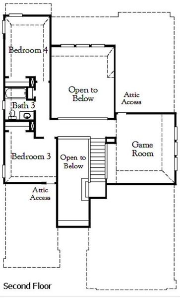 2nd Floor Diagram