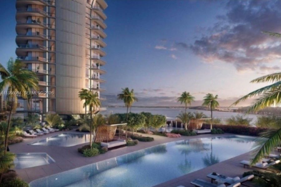 Condo located in Miami, FL showcasing its design and architecture (Image 3). Condo located in Miami, FL showcasing its design and architecture (Image 3).