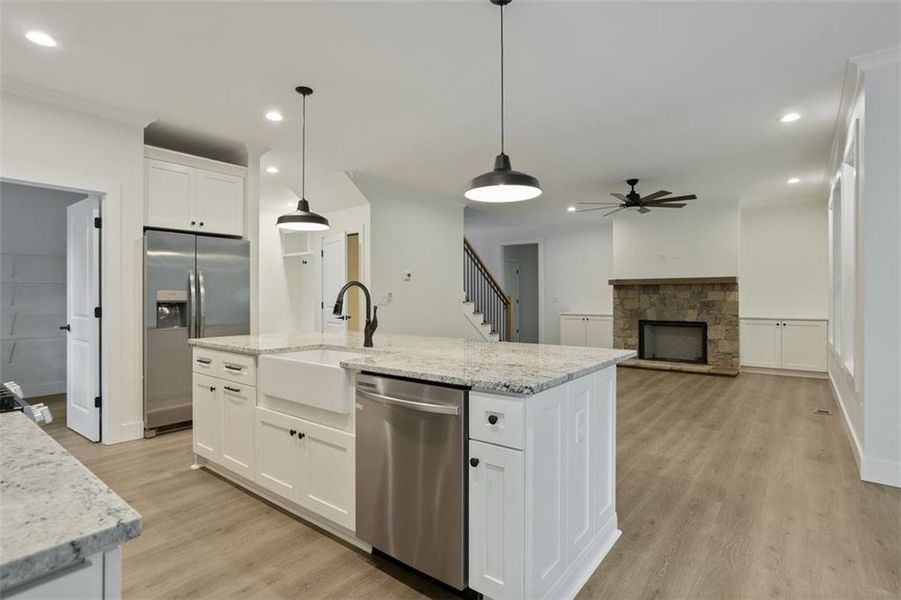 Furnished interior view inside a new home in , Canton (Image 12).