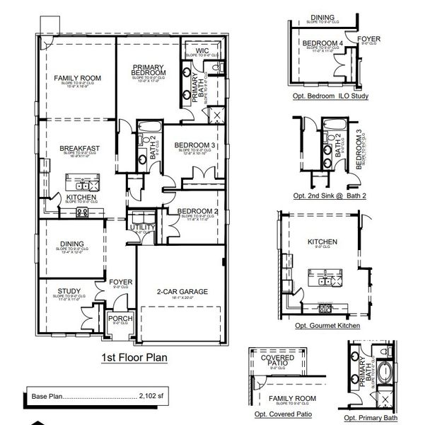 2D floor plan layout for the Blackberry by Megatel Homes in Creeks of Legacy, Celina, TX (Image 2). 2D floor plan layout for the Blackberry by Megatel Homes in Creeks of Legacy, Celina, TX (Image 2).