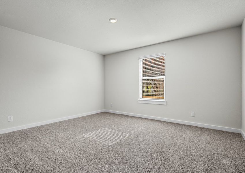 The secondary bedrooms are the perfect space for children's bedrooms and guest rooms.
