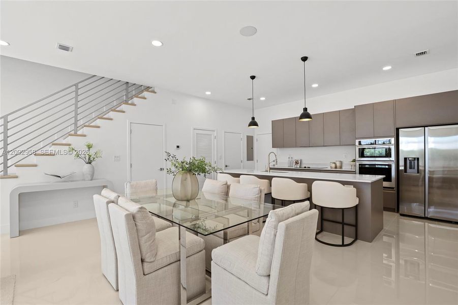 Furnished interior view inside a new home in , Fort Lauderdale (Image 12). Furnished interior view inside a new home in , Fort Lauderdale (Image 12).