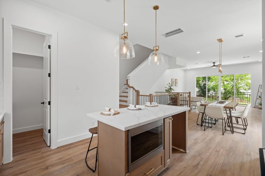 Furnished interior view inside a new home in , Houston (Image 31).