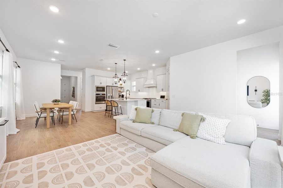 Furnished interior view inside a new home in Osprey Ranch, Winter Garden (Image 10). Furnished interior view inside a new home in Osprey Ranch, Winter Garden (Image 10).