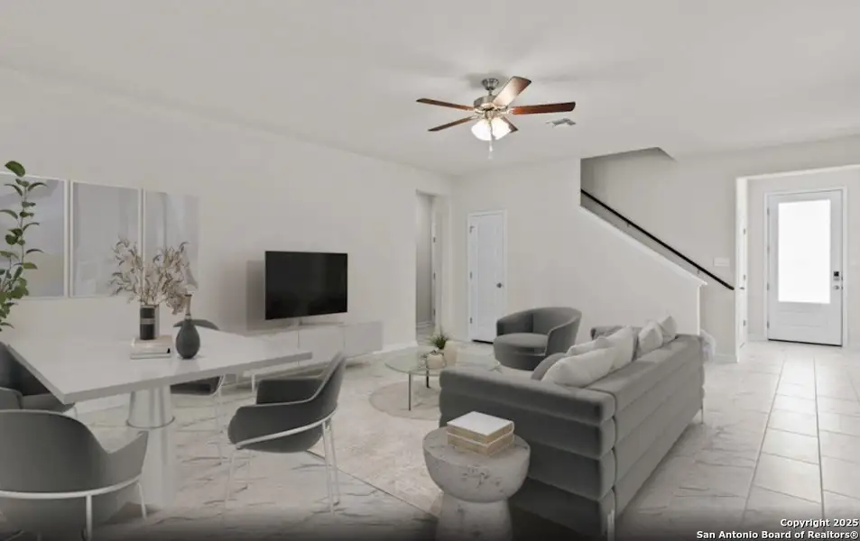 Furnished interior view inside a new home in Veranda: Classic, San Antonio (Image 3). Furnished interior view inside a new home in Veranda: Classic, San Antonio (Image 3).