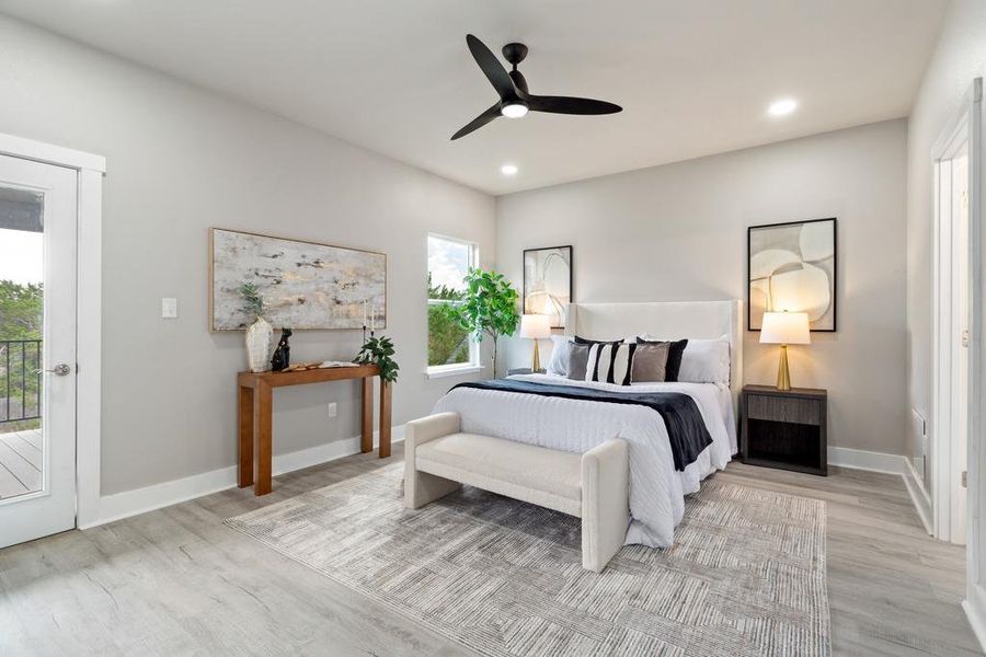 Furnished interior view inside a new home in , Wimberley (Image 12). Furnished interior view inside a new home in , Wimberley (Image 12).