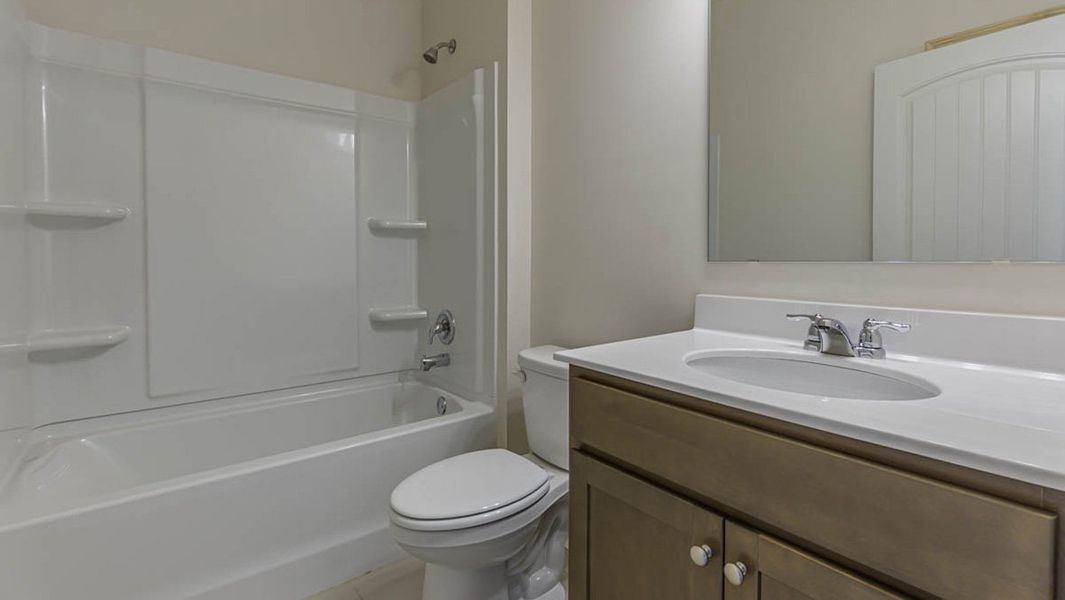 Representative furnished interior of a home built from the ACADIA by D.R. Horton in Hamptons at Riverwood South, Dallas (Image 14).