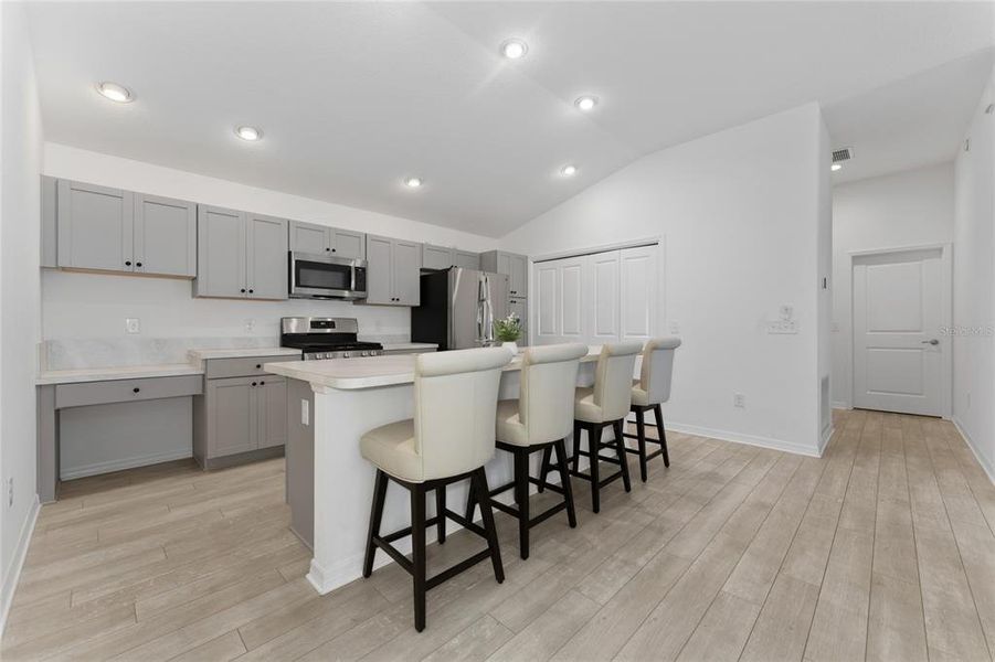 Furnished interior view inside a new home in , The Villages (Image 5).