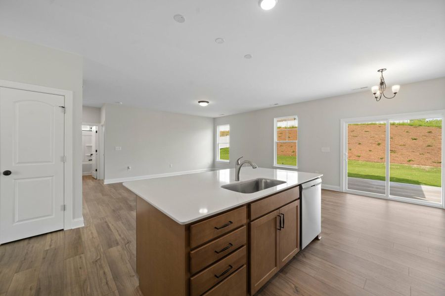 Furnished interior view inside a new home in Cottages at Piper Village, Trinity (Image 7).