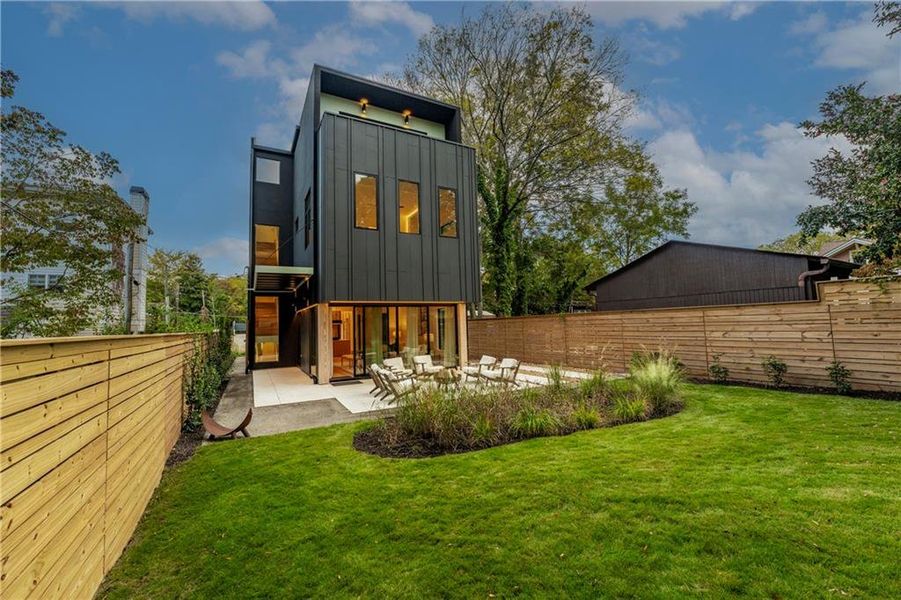 Exterior details and patio area of a home in , Atlanta (Image 26).
