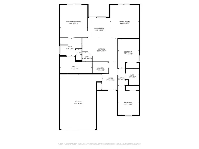 2D floor plan layout of this home in Summerwood Trails, Willis, TX (Image 5). 2D floor plan layout of this home in Summerwood Trails, Willis, TX (Image 5).