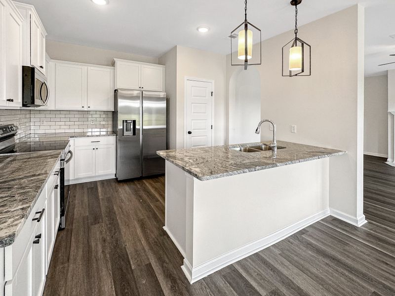 Furnished interior view inside a new home in Tranquil South, Hinesville (Image 8).