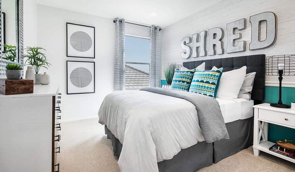 Representative furnished interior of a home built from the 35R4 by Taylor Morrison in Rio Vista at Rancho Mercado, Surprise (Image 7).