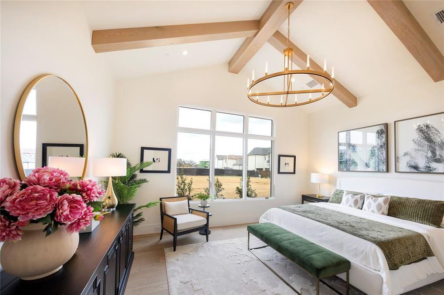 Furnished interior view inside a new home in , Southlake (Image 22).