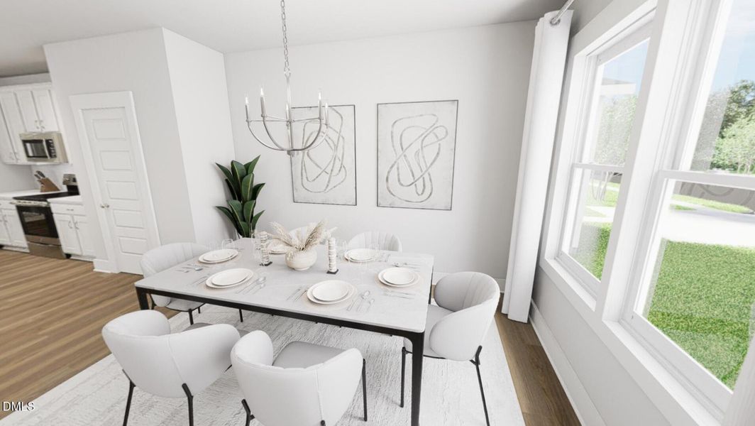 Enjoy the view from your dining room!