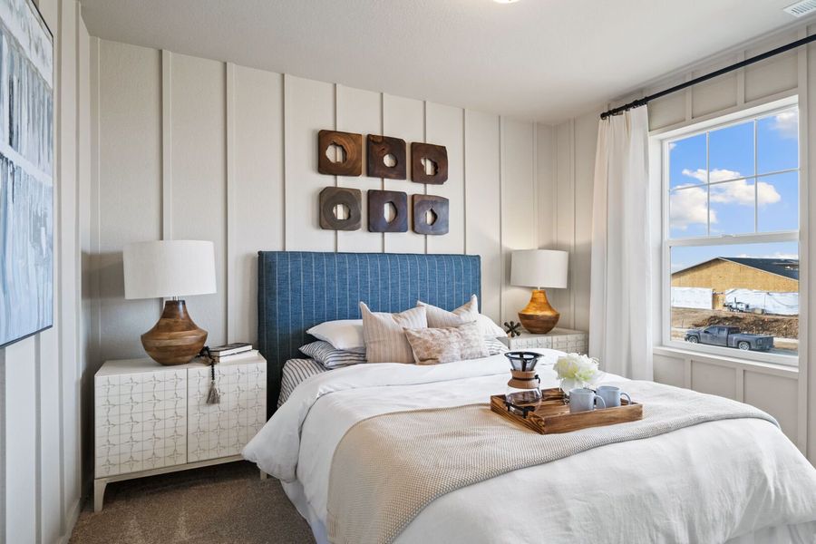 Representative furnished interior of a home built from the The Bayberry by Challenger Homes in Sky Ranch - Highland Collection, Watkins (Image 20).