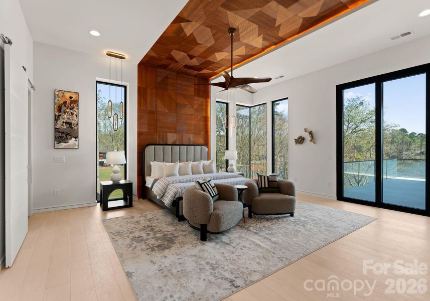 Furnished interior view inside a new home in , Charlotte (Image 5).