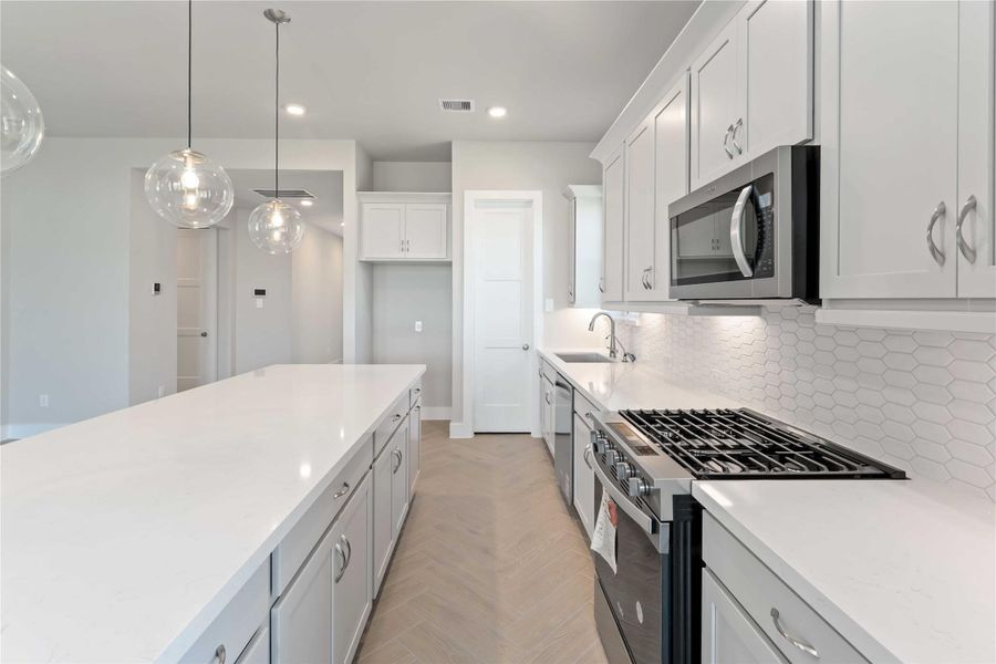 Furnished interior view inside a new home in Arabella on the Prairie, Richmond (Image 8).