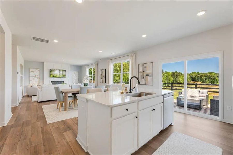 Furnished interior view inside a new home in Hawthorne Reserve, Dallas (Image 6).