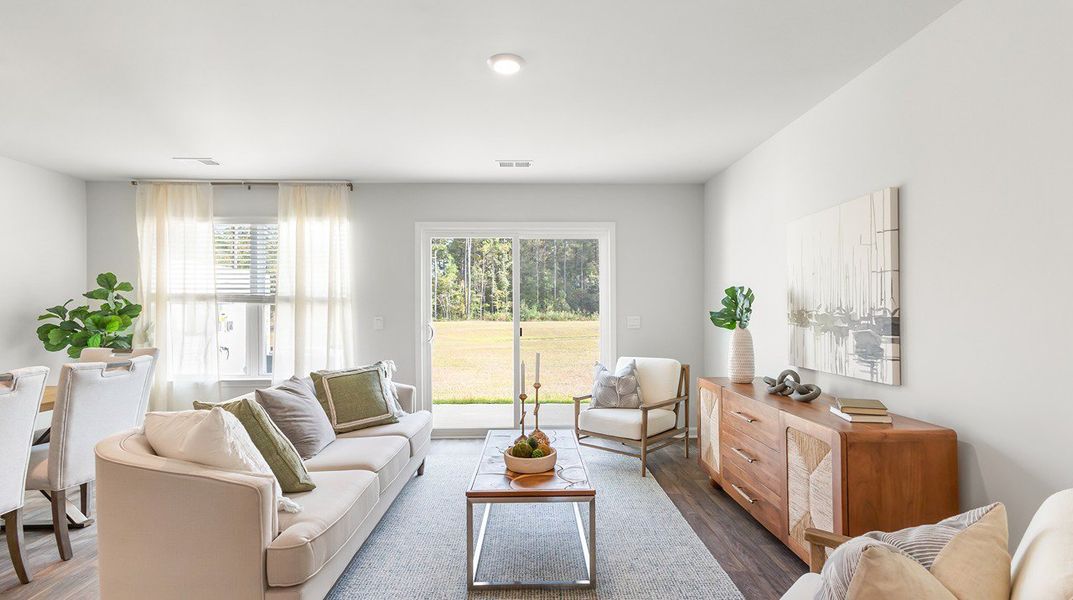 Furnished interior view inside a new home in Pine Hills Townhomes at Cane Bay, Summerville (Image 5).