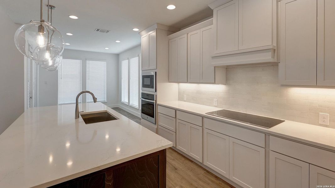 Furnished interior view inside a new home in Alsatian Oaks, Castroville (Image 8).