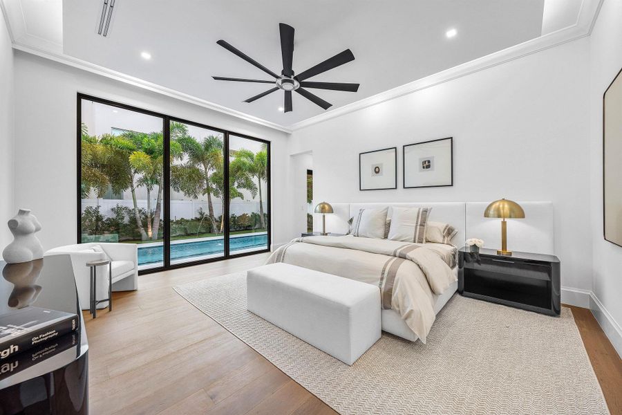 Furnished interior view inside a new home in , Boca Raton (Image 67).