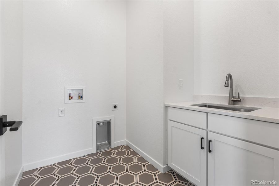 Furnished interior view inside a new home in Horizon at Solstice, Littleton (Image 13).