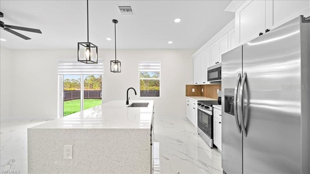 Furnished interior view inside a new home in , Lehigh Acres (Image 6).