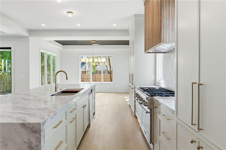 Furnished interior view inside a new home in , Atlanta (Image 10).