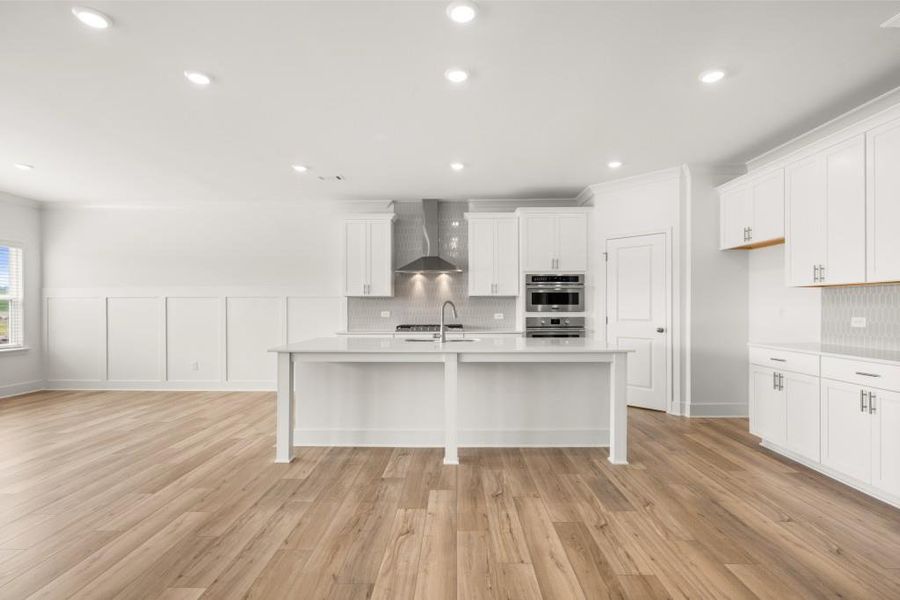 Furnished interior in a model home at The Court at Gainesville Township in Gainesville (Image 7).