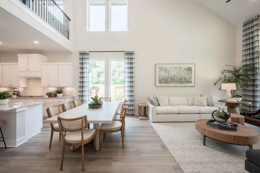 Furnished interior view inside a new home in Oakhill Reserve, Tomball (Image 4).