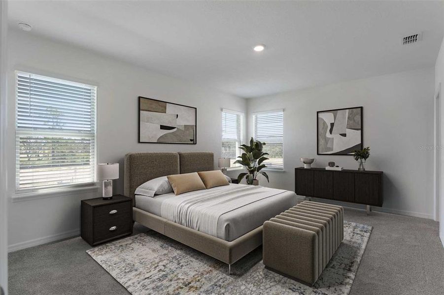 Furnished interior view inside a new home in Waterleigh, Winter Garden (Image 12). Furnished interior view inside a new home in Waterleigh, Winter Garden (Image 12).