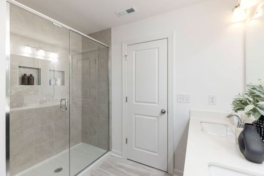 Representative furnished interior of a home built from the Calhoun by True Homes in Gatehouse Manor, Winston-Salem (Image 21).