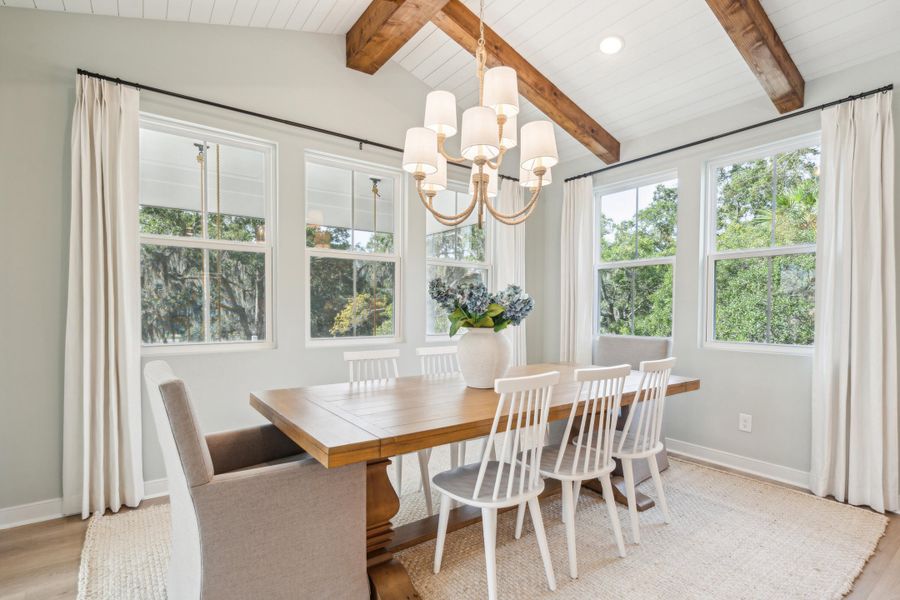 Furnished interior view inside a new home in Liberty Hill Farm, Mount Pleasant (Image 28).