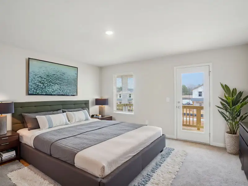 Furnished interior view inside a new home in Martin Springs - Cottage Series, Lawrenceville (Image 6).