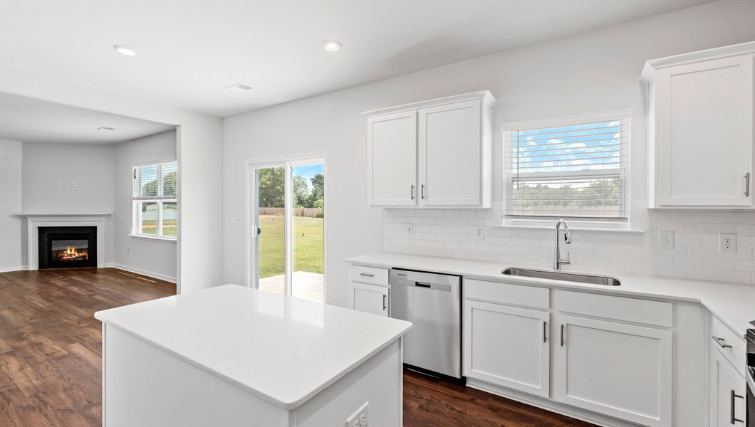 Furnished interior view inside a new home in Waverly Station, Greenwood (Image 6).