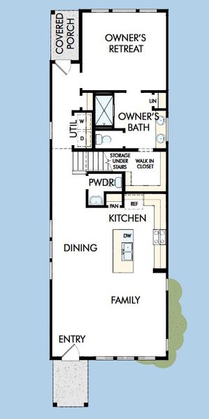2D floor plan layout for the The Dylan by David Weekley Homes in Nexton - Midtown - The Park Collection, Summerville, SC (Image 3). 2D floor plan layout for the The Dylan by David Weekley Homes in Nexton - Midtown - The Park Collection, Summerville, SC (Image 3).