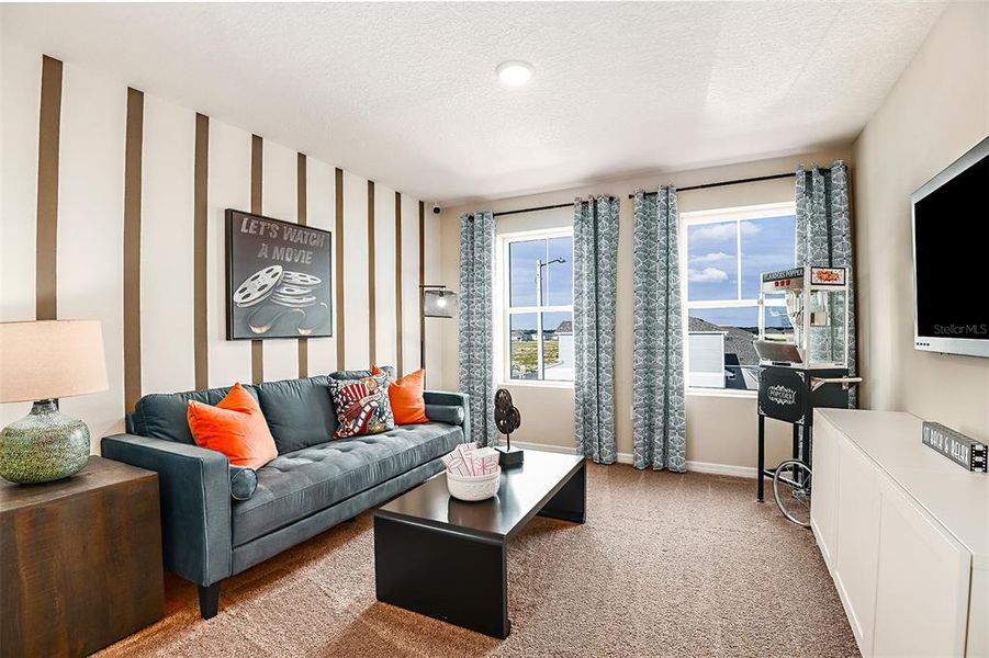 Furnished interior view inside a new home in Lawson Dunes, Haines City (Image 14).