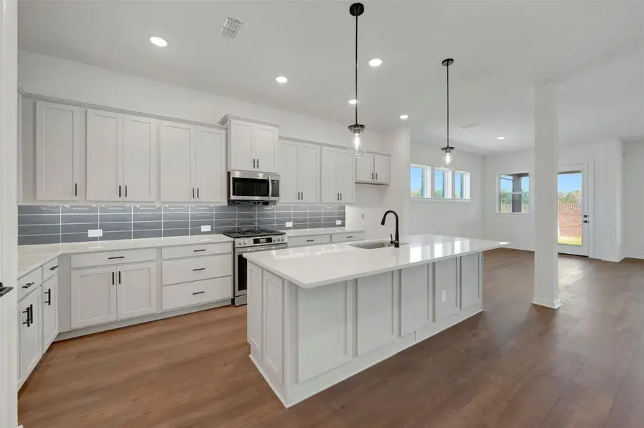 Furnished interior view inside a new home in Oakwood Estates, Waller (Image 5). Furnished interior view inside a new home in Oakwood Estates, Waller (Image 5).