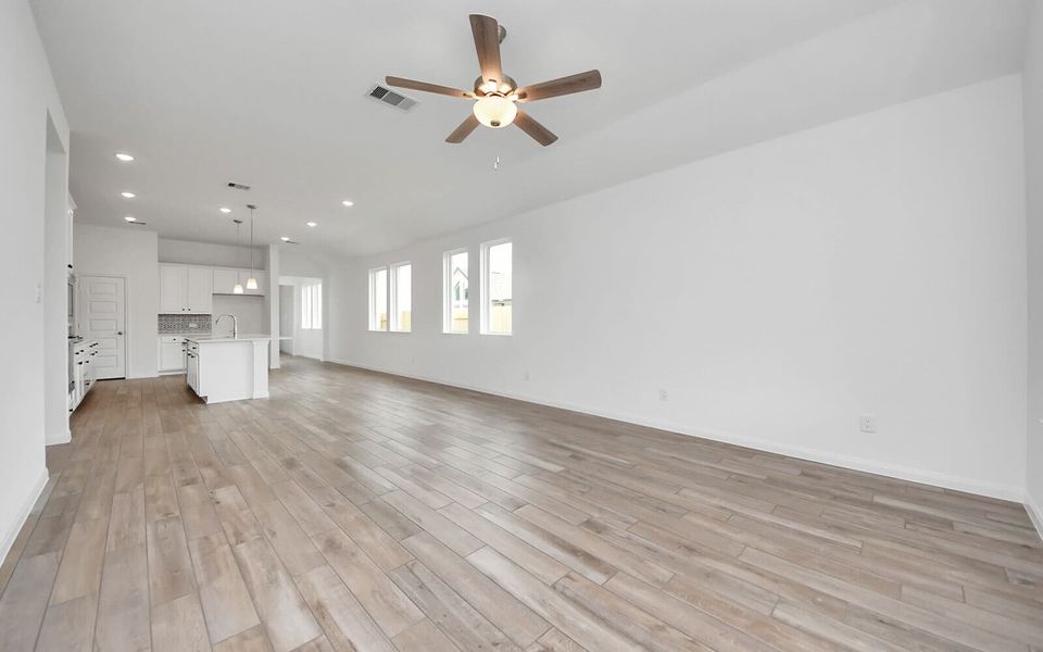 Representative unfurnished interior of a home built from the Embry by Brookfield Residential in 40' Traditional Homes at Elyson, Katy (Image 10). Representative unfurnished interior of a home built from the Embry by Brookfield Residential in 40' Traditional Homes at Elyson, Katy (Image 10).