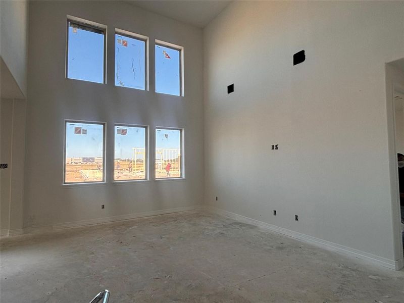 Actual progress of the home.
