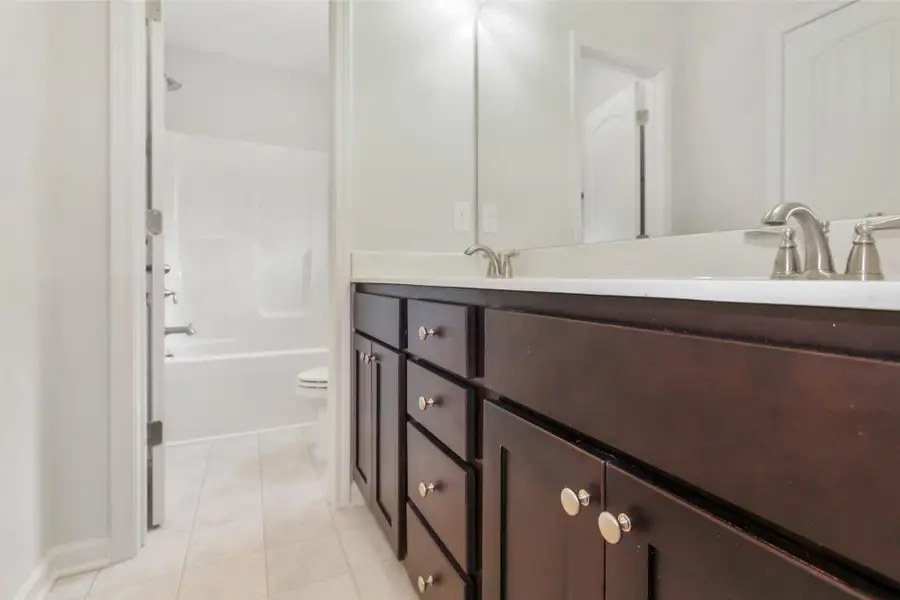 Representative interior finishes for a home built from the Furyk by RiverWILD Homes in Riverwood Ranch, Clayton (Image 17).