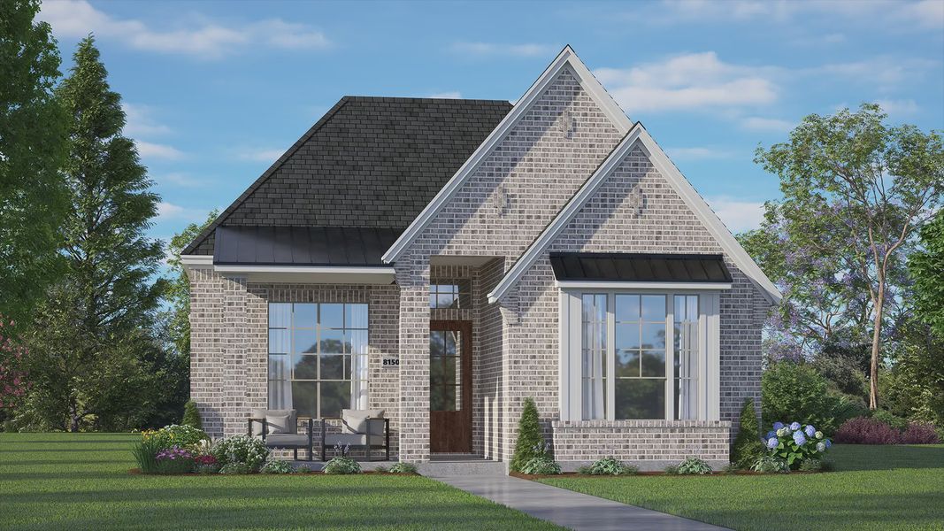 Representative exterior photo of a completed home built from the Augusta by Chesmar Homes in Riceland 42', Mont Belvieu, TX (Image 21). Representative exterior photo of a completed home built from the Augusta by Chesmar Homes in Riceland 42', Mont Belvieu, TX (Image 21).