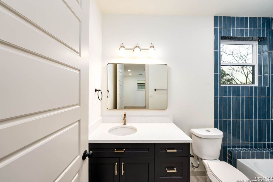 Furnished interior view inside a new home in , San Antonio (Image 15).