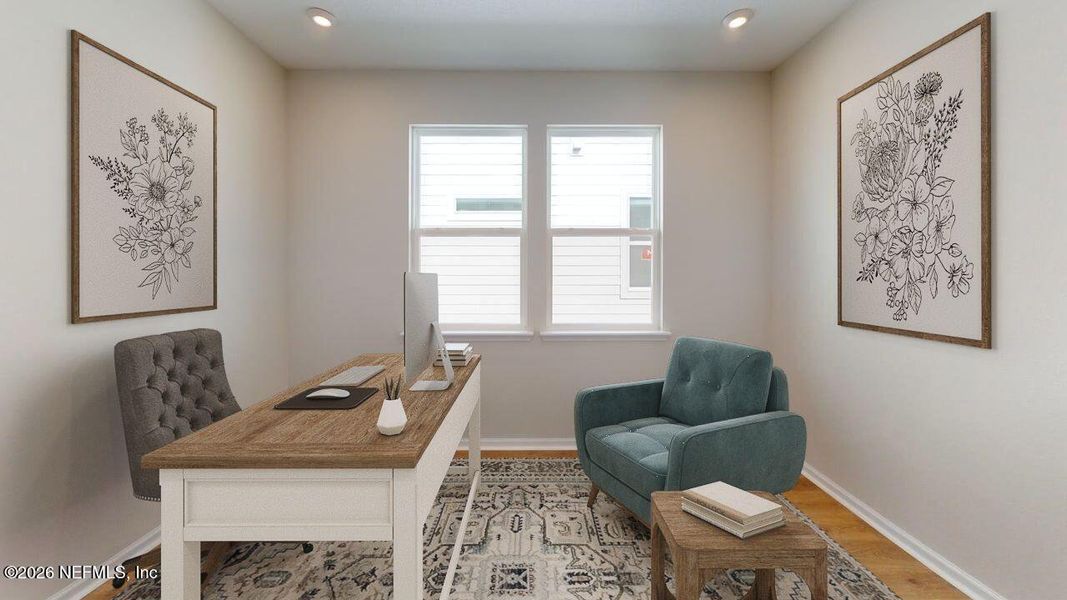 Furnished interior view inside a new home in RiverTown, St. Johns (Image 14).